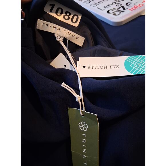 Trina Turk Asymmetrical Women's size 10 One Shoulder Career Sophisticated Dress - Picture 6 of 12